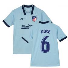 Mais alguns kits da nike dessa coleção retrô que traz o logo da marca usada nos anos 90. 2019 2020 Atletico Madrid Third Nike Shirt Kids Koke 6 At2629 436 162454 82 38 Teamzo Com
