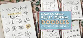 If this doesn't give you guys some inspo, i don't know what will! How To Draw Bullet Journal Doodles Step By Step Free Printables