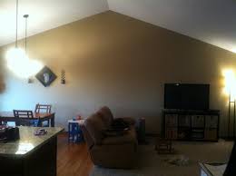 This is true because vaulted ceiling style gives optical illusion and deceives our eyes to think that the room is truly spacy. What To Do With Large Vaulted Ceiling Wall