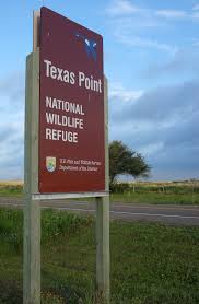 While the map does it's best to show locations of all boundaries, please understand that various boundaries follow the same course. Texas Point National Wildlife Refuge Deartexas