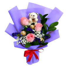 From you flowers' offers a fun collection of cute plush teddy bears that. Delivery 3 Ecuadorian Roses W Ferrero Bear To Philippines