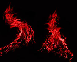 Black And Red Design Background Flames