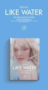 RED VELVET WENDY LIKE WATER 1st Mini Album PHOTO BOOK Ver CD+Buch+4  Karte+B.Mark
