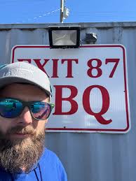 Brisket sandwich from Exit 87 BBQ