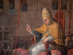 Vasari Pope Leo X Medici Hall Palazzo Vecchio Florence Italy