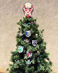 Attack On Titan Christmas Tree Decorations Christmas Tree Drawing Anime Christmas Tree Drawing