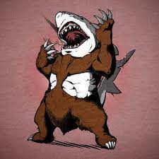 Bearshark The Chivery The Chivery Funny Tees Cool Gifts