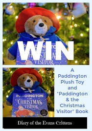 Paddington Bear And The Christmas Visitor Win A Paddington Plush Toy And A Copy Of The Book Diary Of The Evans Crittens Christmas Visitors Paddington Paddington Bear