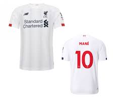 Lfc nike mens away goalkeeper stadium jersey 20/21. Sadio Mane 10 White Liverpool Epl Away Jersey 2019 2020 Yourscentmaster