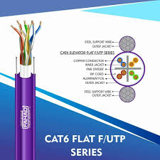 best travelling cable cat6 elevator flat ftp 23 awg -fci uae