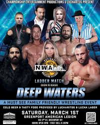 🎉🚨 A FAMILY-FRIENDLY PRO WRESTLING EVENT IN GREENPORT🚨🎉 Championship  Entertainment Productions & Lucharitos in affiliation with NWA: DEEP WATERS  💥 🪜 LADDER MATCH: Dixon vs. Ocasio 🔥 Get ready for an unforgettable