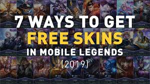 The game gives you the option to buy the diamonds with real money or with your credit card, but nobody likes that. 7 Easy Ways To Get Free Skins In Mobile Legends 2020 Leveldash Com