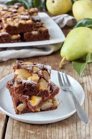 schoko birnen kuchen vom blech rezept sweets lifestyle rezept birnen kuchen kuchen rezepte apfelkuchen rezept einfach