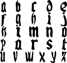 Python by butty code on sep 12 2020 comment. Computer Generated Vector Illustration Complete List Of Alphabet Letters In Old Style Writing Royalty Free Svg Cliparts Vectors And Stock Illustration Image 3520580