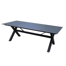 A stylish take on outdoor dining, our melbourne picnic. Balwyn Ceramic Outdoor Dining Table Black