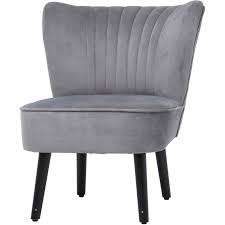 Kodu Velvet Slipper Chair Grey Big W Comfy Office Chair Velvet Dining Chairs Dining Room Chairs Modern