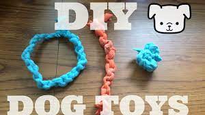 How To Make A Dog Toy T Shirt Yarn Dog Toy Diy Youtube Diy Dog Toys Homemade Dog Toys Diy Dog Stuff