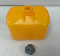 Empty Bottle for Domino Ax 1200ml Makeup Yellow Plastic Cartridges with Cap