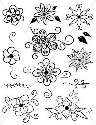 Maybe you would like to learn more about one of these? Svg Flowers Digital Clipart Images Floral Graphics Etsy In 2021 Flower Drawing Flower Doodles Flower Clipart