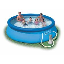 Piscine Gonflable Exterieure Avec Pompe De Filtration Idfdesign