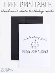 Black And White Free Printable Birthday Cards Free Printable Birthday Cards In Black And White Two Designs Available For Inst Birthday Card Printable Birthday Cards To Print Free Printable Birthday Cards