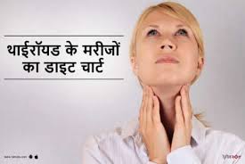 Thyroid Diet Chart In Hindi थ ईर यड क मर ज क ड इट च र ट