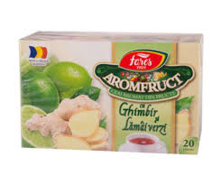 In cele din urma, se adauga sucul de la o lamaie. Ceai Fares Cu Ghimbir Si Lamai Verzi 20plicuri Cutie Papetti