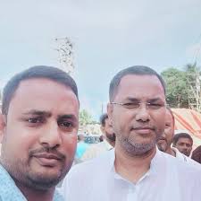 Today, I had the privilege of meeting His Excellency, the Hon'ble Governor  of Assam, Shri Laxman Acharya Ji, at Silchar Airport. During his 3-day  visit to Barak Valley, His Excellency engaged closely