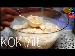 Hai semua, sis nak kongsikan lagi resipi membuat air koktail yang sedap sangat. Video Koktel