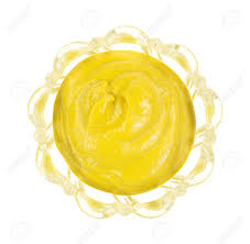Download Top View Of A Leaded Glass Bowl Filled With Yellow Mustard On Stock Photo Picture And Royalty Free Image Image 18544155 PSD Mockup Templates