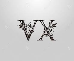 This represents perhaps the most complete picture of the most common names in the united states. Vintage V X And Vx Letter Logo Graceful Floral Flower Alphabet Mark For Letter Stamp Weeding Card Brand Name Restaurant Boutique Hotel Royalty Free Cliparts Vectors And Stock Illustration Image 153285368