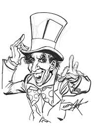 How to draw the riddler. Mad Hatter By Neal Adams In Ethan Kaye S Convention Sketches Comic Art Gallery Room