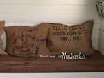 Nuukaska: Säkkikangas tyynyt - Burlap pillows
