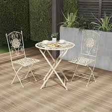 Our high quality wrought iron garden furniture is robust, practical and stylish. White Wrought Iron Patio Set Wayfair