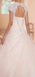 Beautiful Keyhole Back Wedding Dress By Stella York Wedding Corset Wedding Dresses Wedding Dresses With Straps