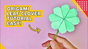 Download now gambar bunga henna simple gambar bunga. Diy Cara Membuat Bunga Paling Simple Semanggi 4 Daun How To Fold Four Leaf Clover Paper Part 2 Nama Bunga
