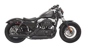 Bassani 3 Firepower Series Slip On Mufflers For Harley Sportster 2014 2021 Revzilla