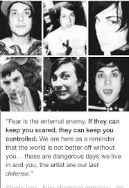 Danger Days The True Lives Of The Fabulous Killjoys Lyrics Pin By Jet Star On My Chemical Romance Lyrics Quotes My Chemical Romance Frank Iero Romance