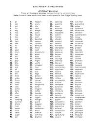 8th Grade Sight Words List Spelling Bee Words Grade 6 2013 Spelling Bee Tips Lists And Strategie Spelling Bee Words 2nd Grade Spelling Words Spelling Words