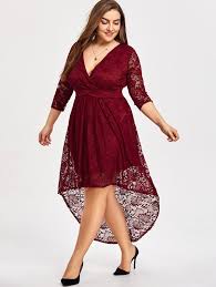 Plus Size High Low Lace Vintage Dress Plus Size Lace Dress Lace Dress Vintage Bridesmaid Dresses Plus Size