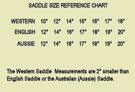 a guide to australian saddle sizing australian saddle