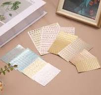 Amazon.com: uxcell 6 Sheets Letter Stickers 0.18" 3D Mini ...