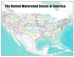 The Watershed States Of America Here S A Very Cool Map Of The United States That Almost Represents A Sort Of Alternate History Watersheds Illustrated Map Map