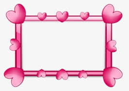 Two blank white paper lists hanging on pins. Free Pink 2 Frame Heart Frames Clipart Hd Png Download Transparent Png Image Pngitem