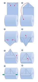 Basteln Mit Klopapier Toilettenpapier Origami Klopapier Toilettenpapier