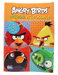 The flightless angry birds and the scheming green piggies take their beef to the next level in the angry birds movie 2! Angry Birds Mission Pig Possible Kids Coloring And Activity Book Walmart Com Walmart Com