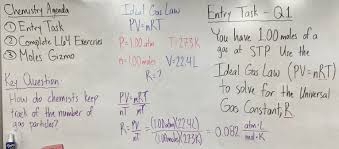 Set moles no 2 and moles n 2 o 4 to 0. The Mole And Avogadro S Law The Art Of Science