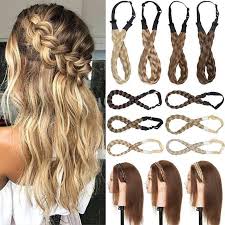 Waterfall braid ~ partial french braid with cascading hair ~ tutorial. As Human Wrap Braids Headband Braiding Hairband Bohemian Hair Extensions Twist F Ebay