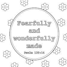 Fill in the blank letters for each word to complete the bible verse. Free Printable Coloring Pages Psalm 139 14 Underbart Skapad