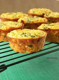 Spinach And Vegetable Quiches In Muffin Pan Crustless Quiche Savory Muffins Savory Muffins Vegetable Quiche Vegetable Quiche Recipes